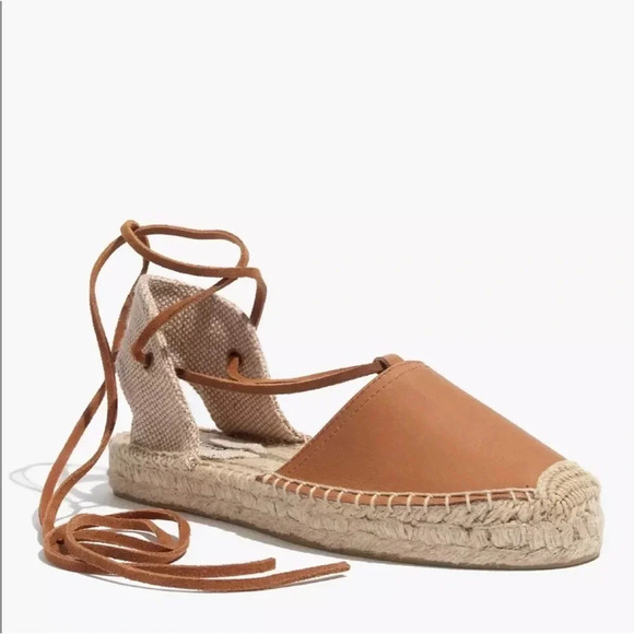 Soludos Leather Espadrilles Platform Gladiator Sz 6 - Picture 5 of 13